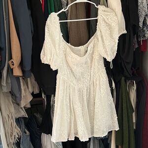 Elegant White Lace dress